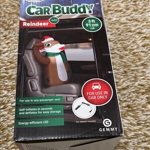 Gemmy Car Buddy LED Reindeer Inflatable